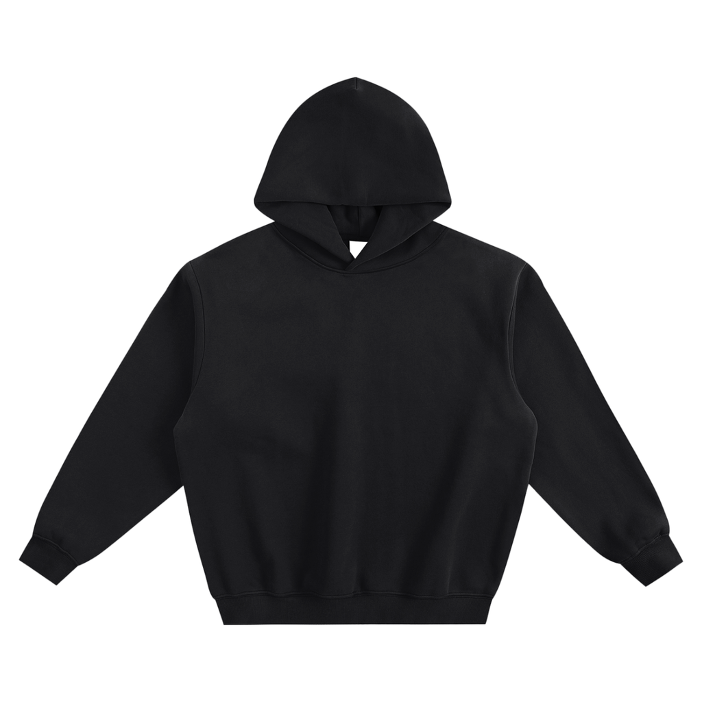 BOXY FLEECED HOODIE