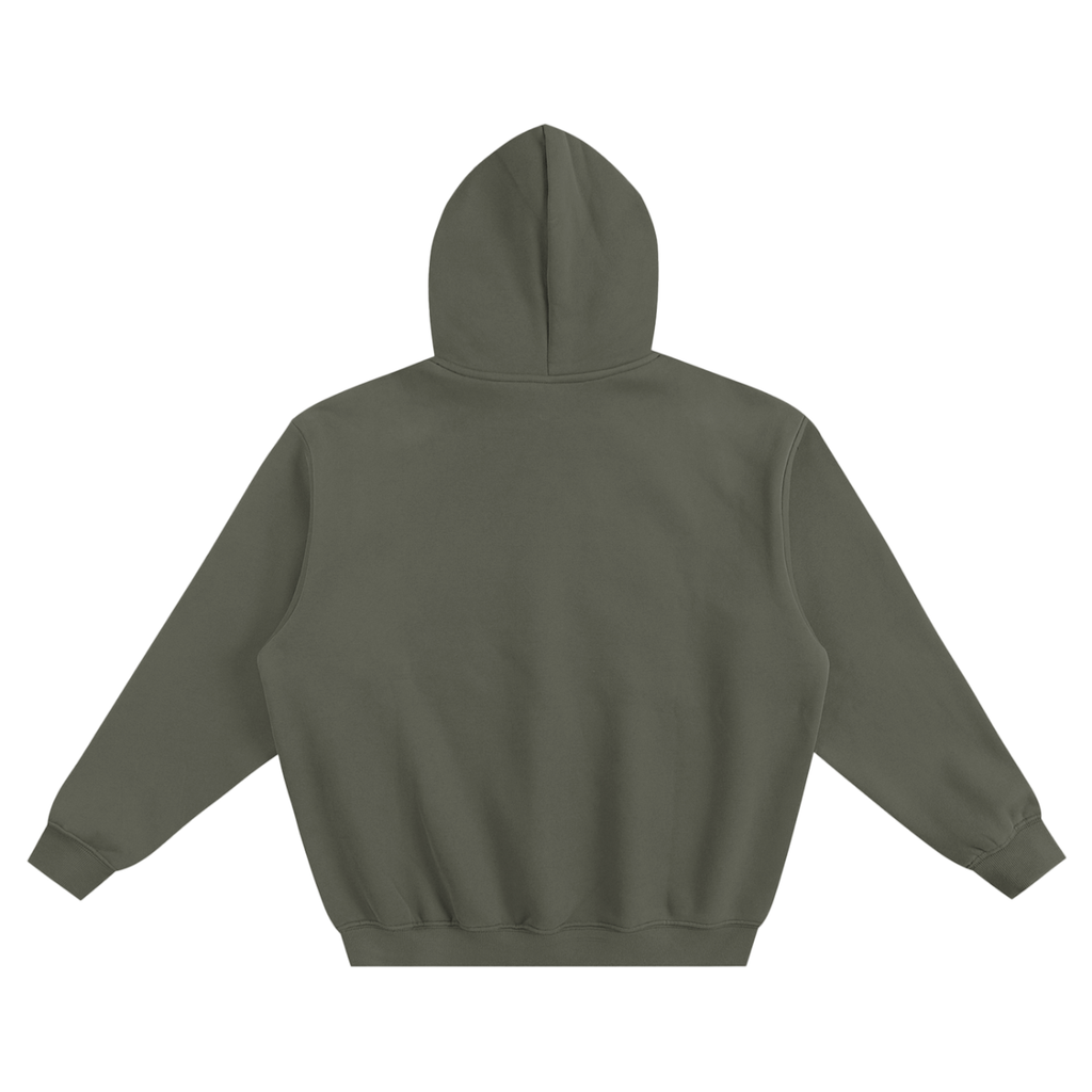 BOXY FLEECED HOODIE